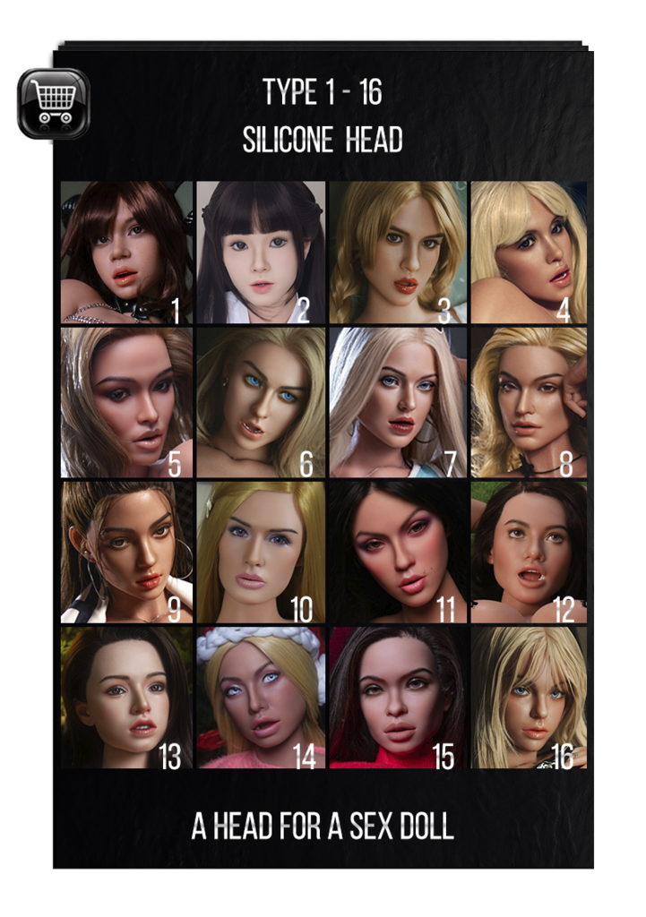 Hard Silicone Head for Top Fire sex doll