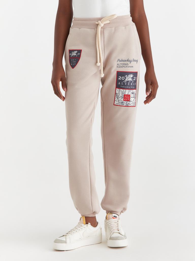 Брюки спортивные ALTERAS / светлый бежевый