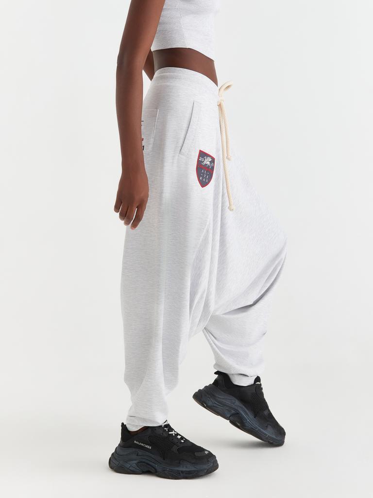 Брюки ALTERAS / белый меланж