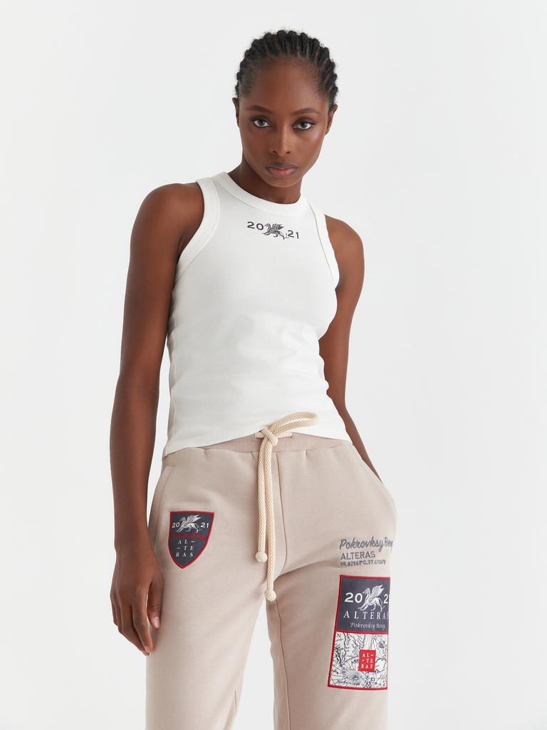 Майка ALTERAS / белый молочный