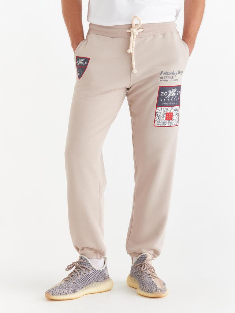 Брюки спортивные ALTERAS / светлый бежевый