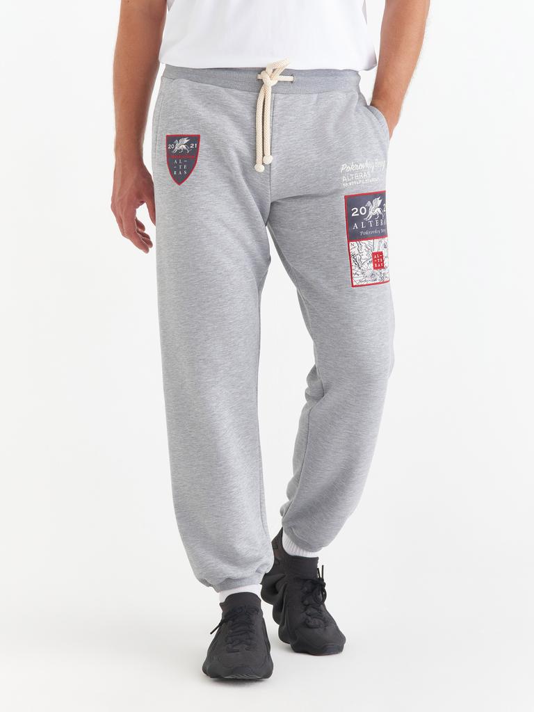 Брюки спортивные ALTERAS / серый меланж