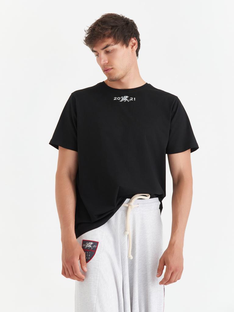 Футболка ALTERAS  с принтом / черный