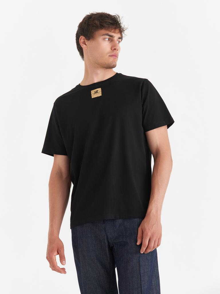 Футболка ALTERAS  с принтом Antiquissima Orbis Delineatio / черный