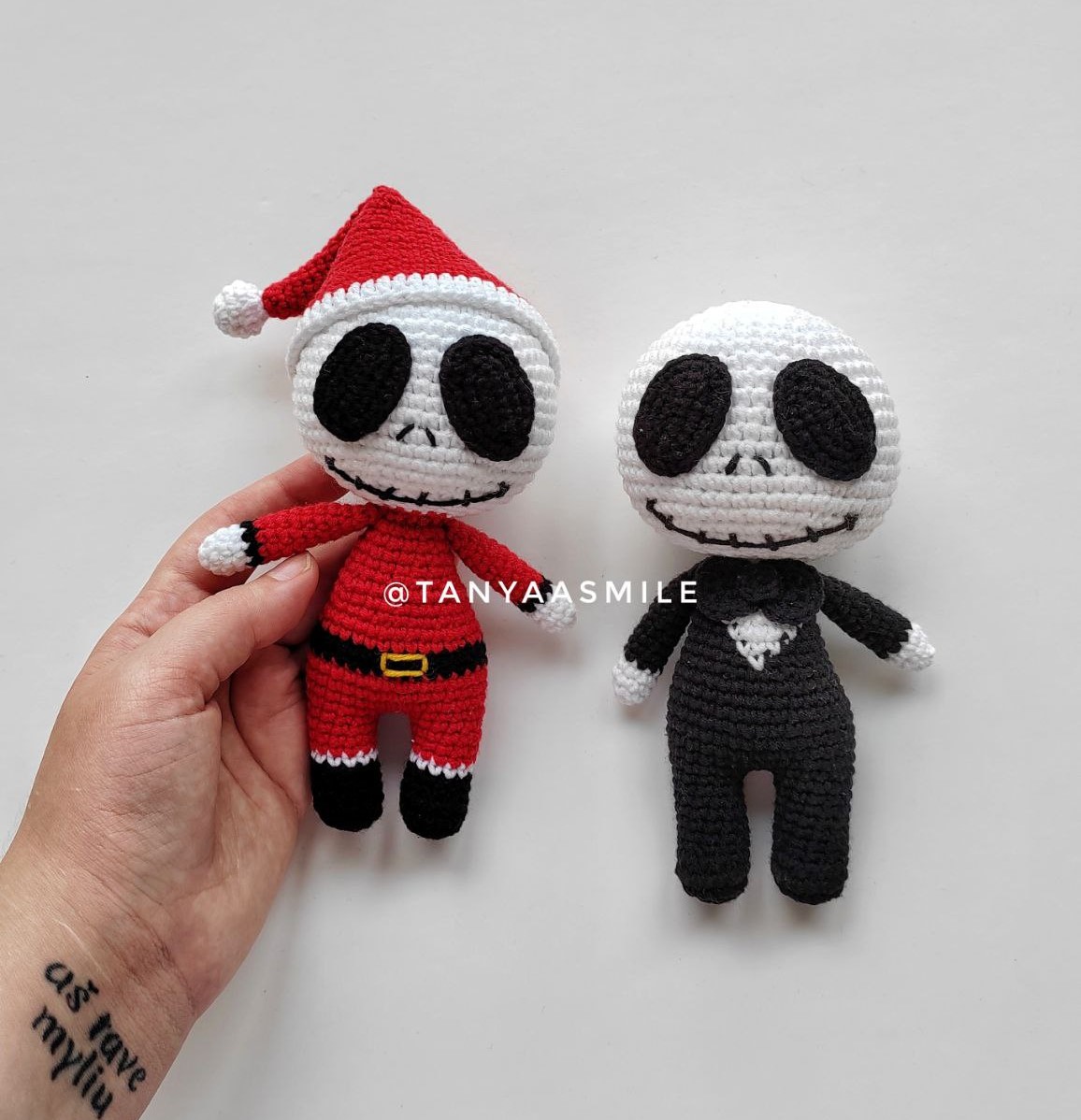 2 МК амигуруми "Джек и Санта Джек"