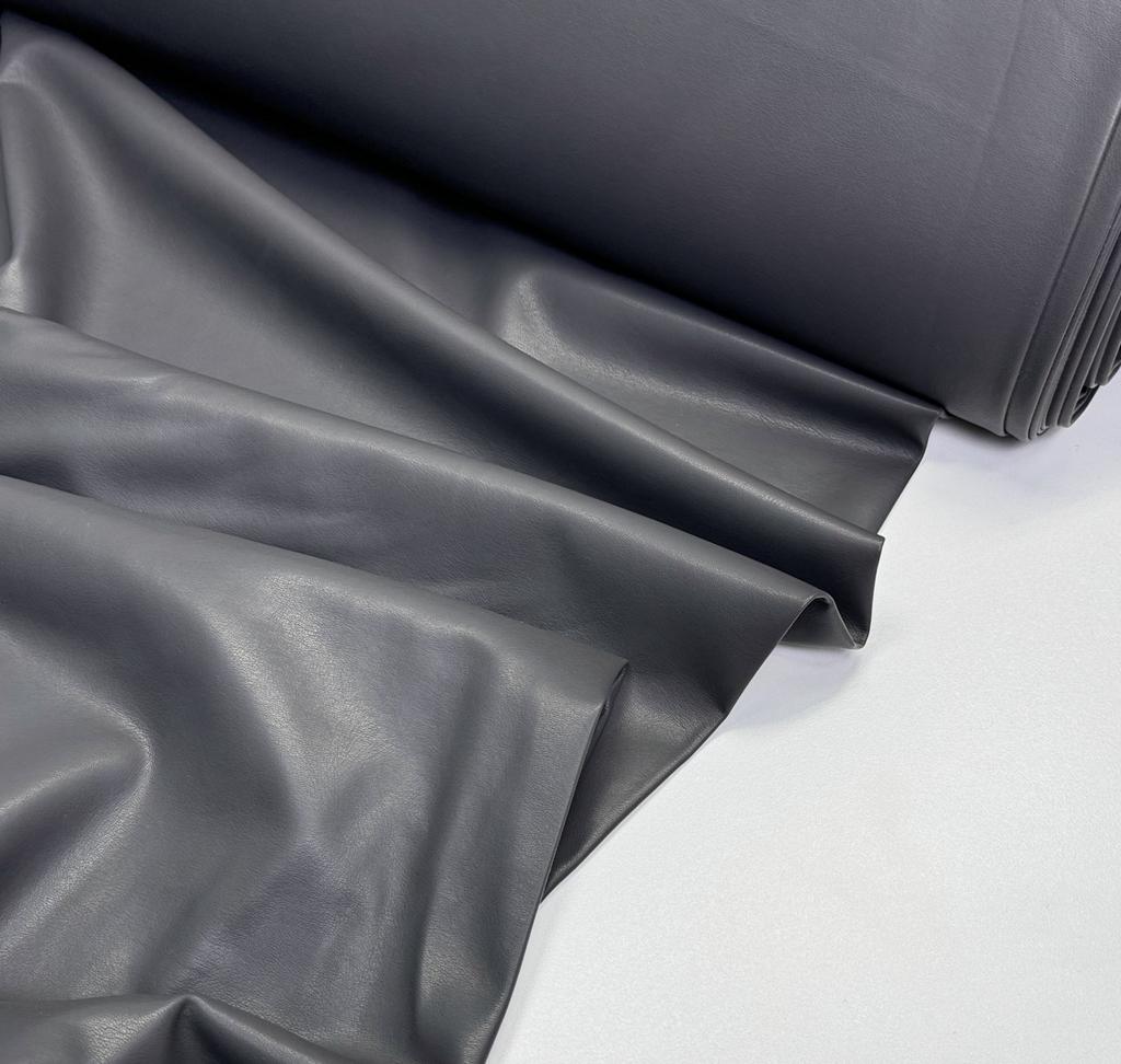 Экокожа на вискозной основе  "Пепельный мусс"