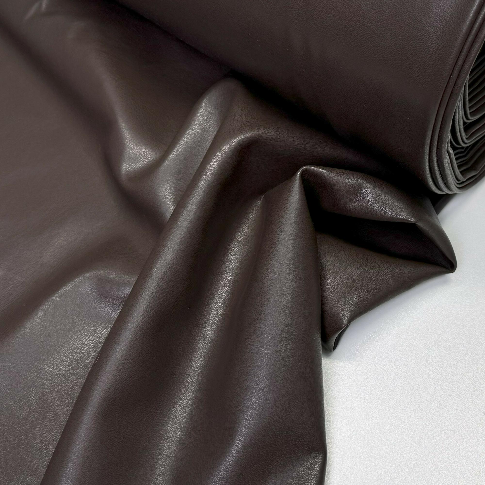 Экокожа на вискозной основе  "Брауни"