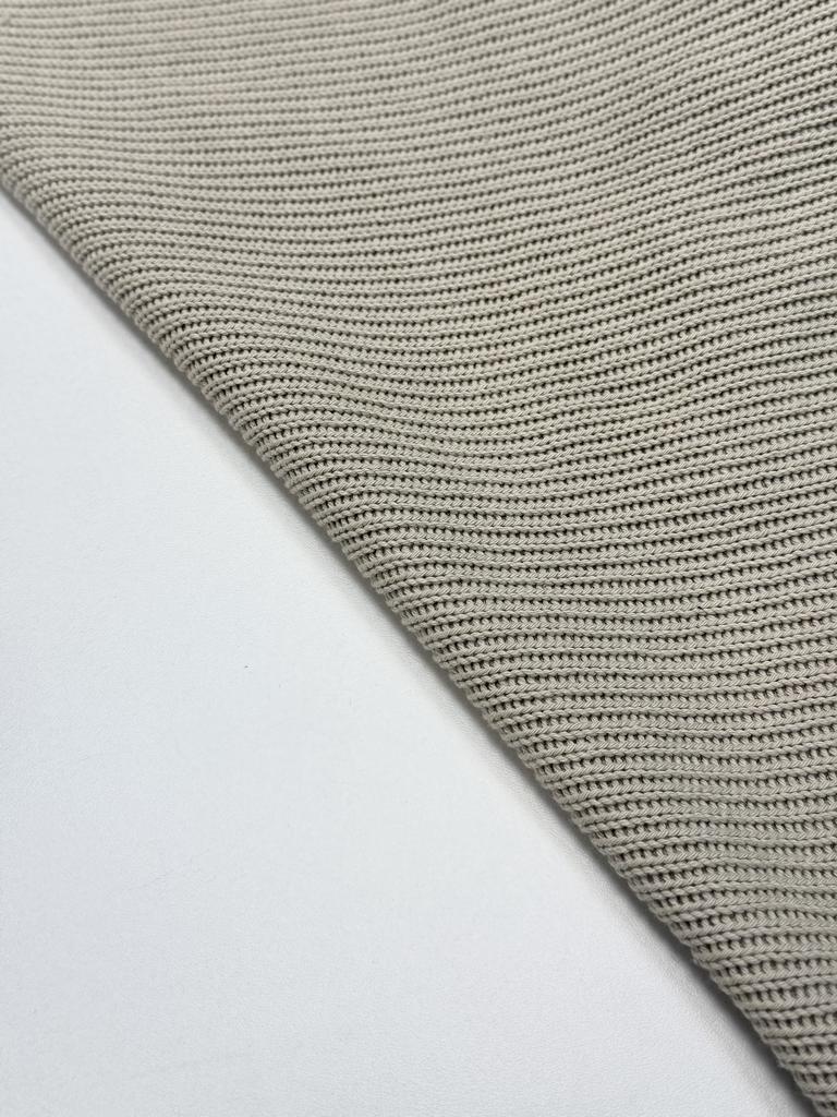 Трикотаж вязаный косы "пергамент»