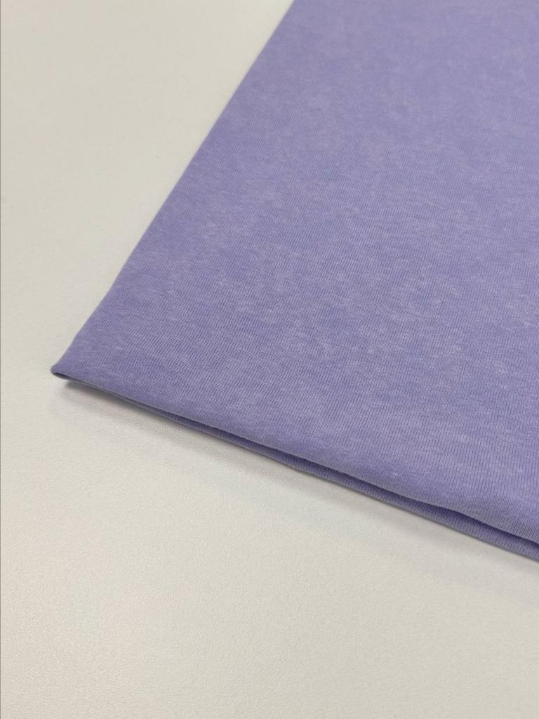 трикотаж с легким эффектом варки «лаванда»