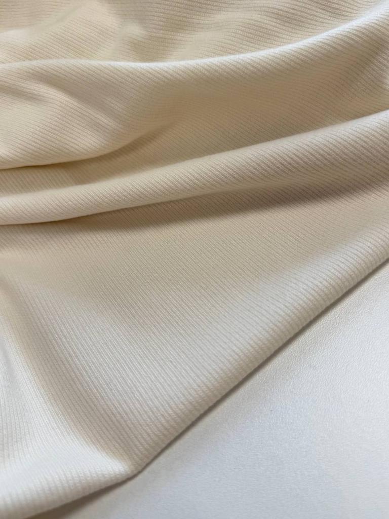 Трикотаж вязаный в рубчик с эффектом велюра и микроначесом «МОРОЖЕНКО»