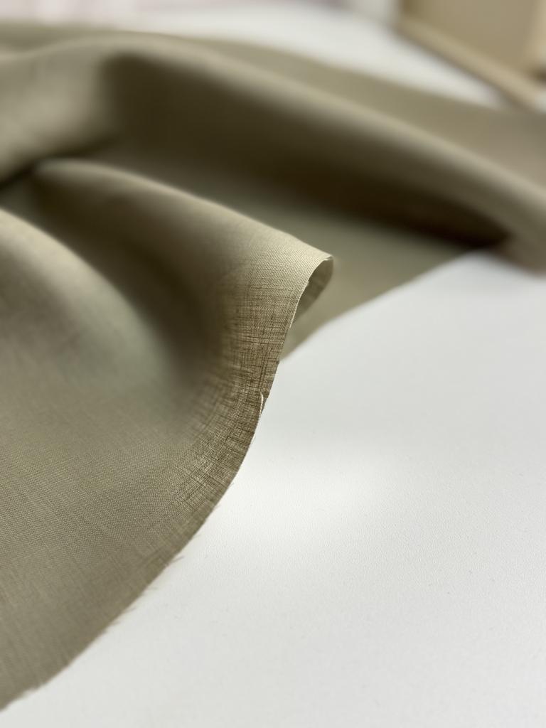 Натуральный лен с шелковым блеском "Лен и шалфей"