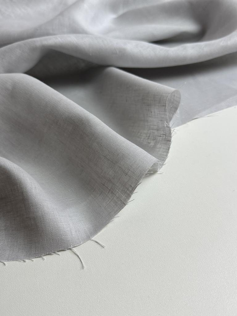 Натуральный лен с шелковым блеском "Лен и сталь"