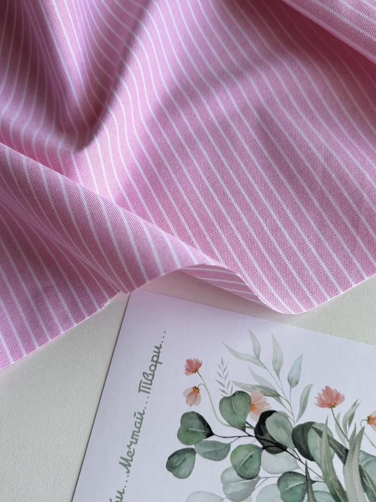 Хлопок жаккардовый в полоску "Жена флориста"