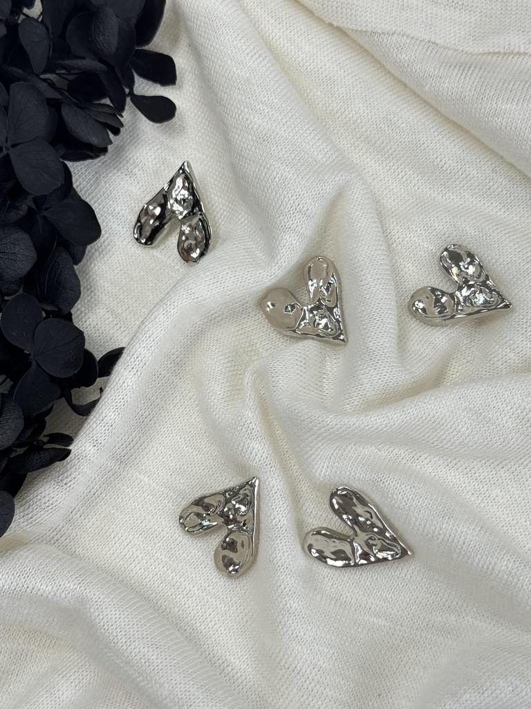 Пуговки металл (серебро) ЭКГ