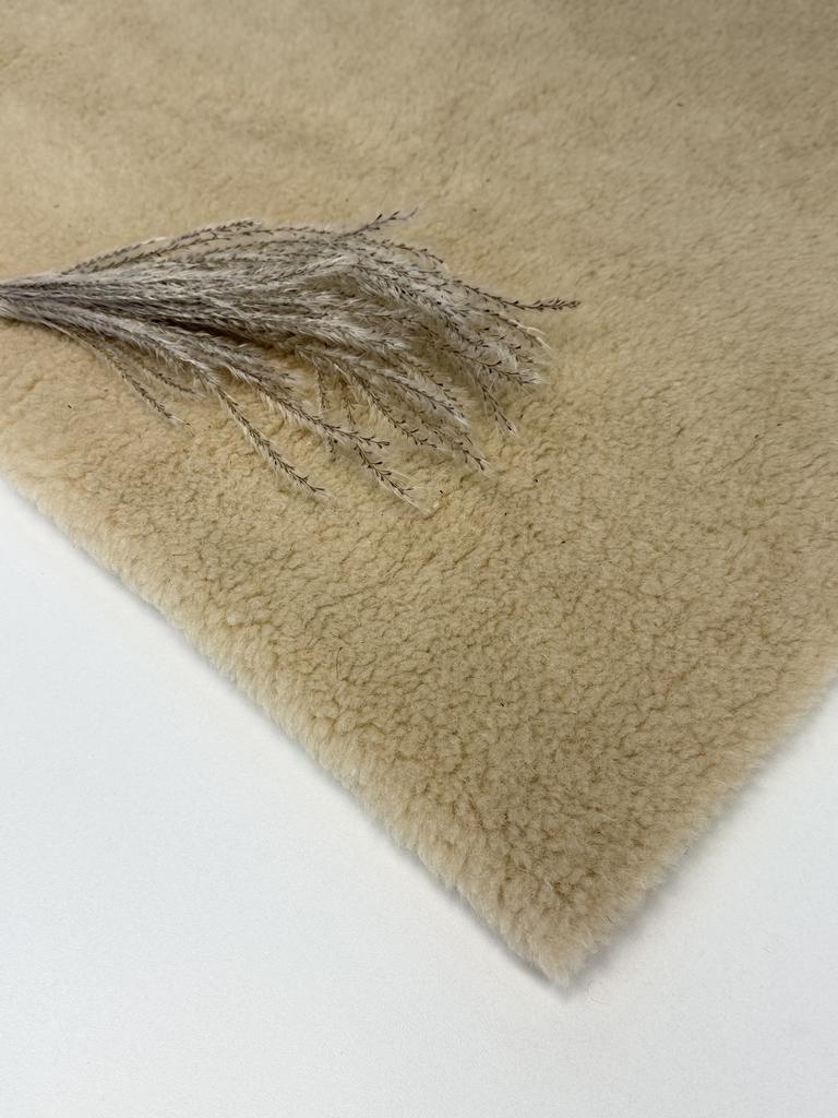 ЭКО мех с шерстью "Тростниковый сахарок"