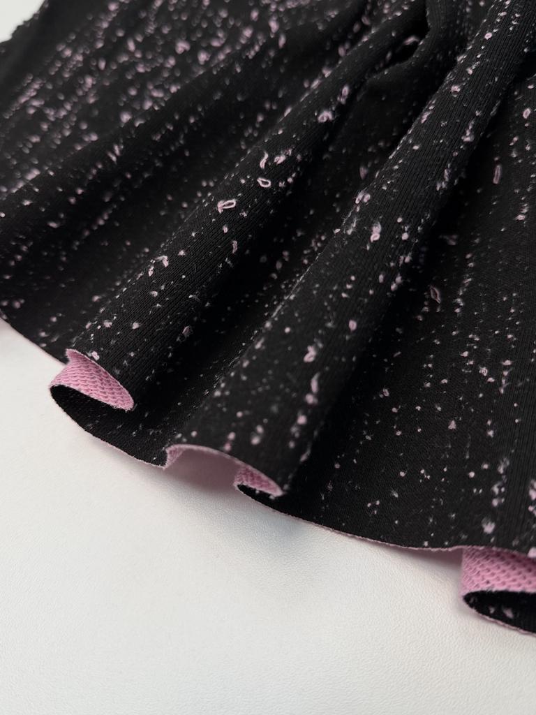 футер 3х нитка с фактурными петлями «Бабочки в животе"