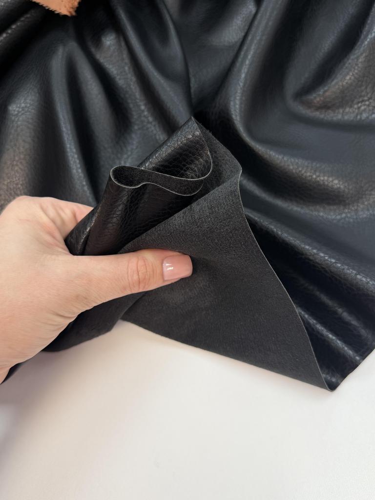 Фактурная экокожа на замше "Драма"