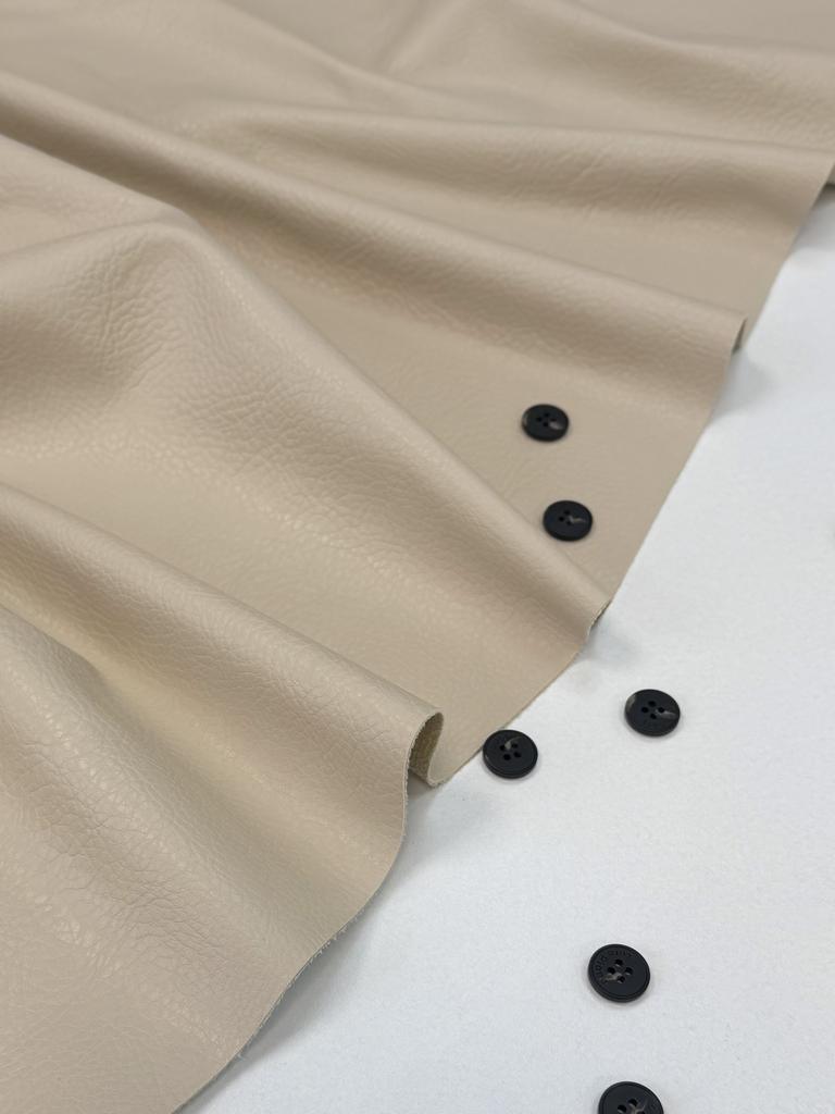 Фактурная экокожа на замше "Суфле"