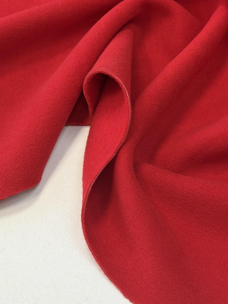 Двуслойный (double) велюровый трикотаж с шерстью «Клен»