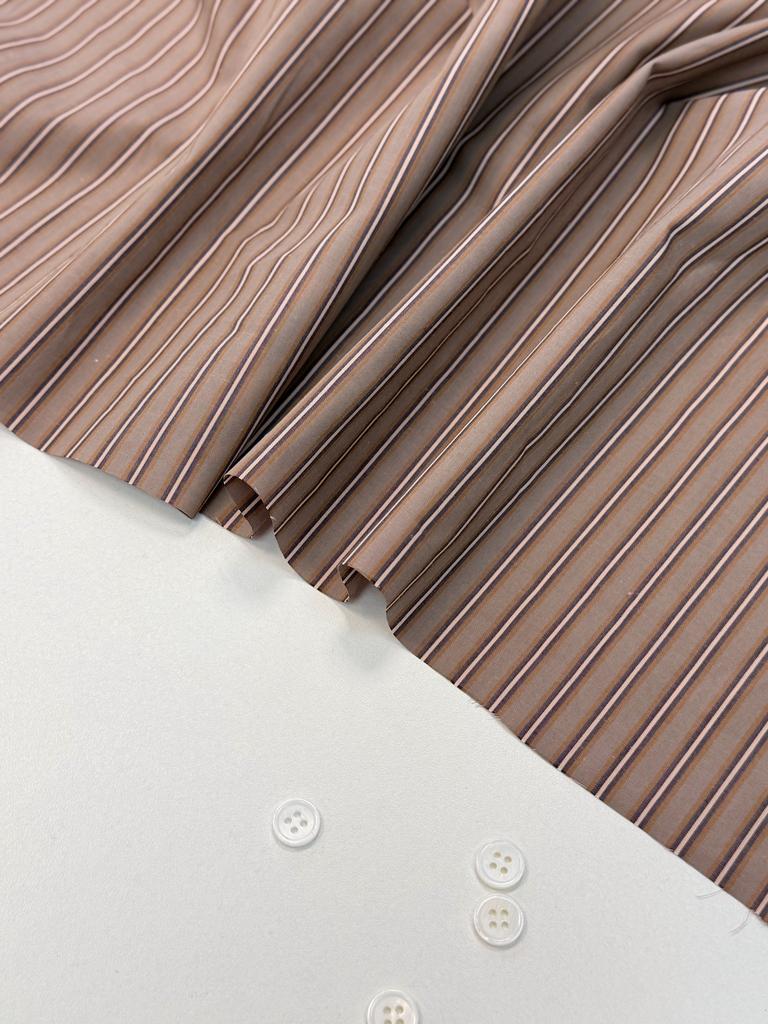 Хлопок в полоску «Библиотекарша»