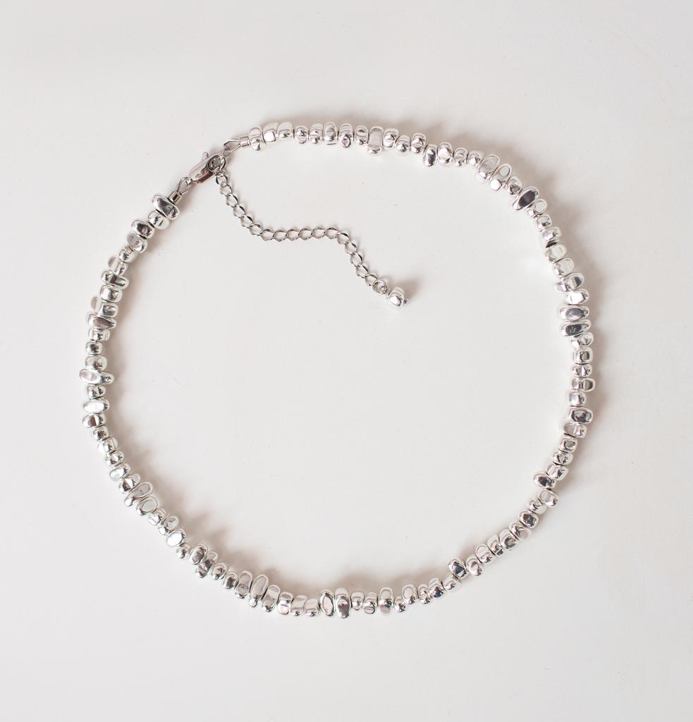 ЧОКЕР серебряный камень