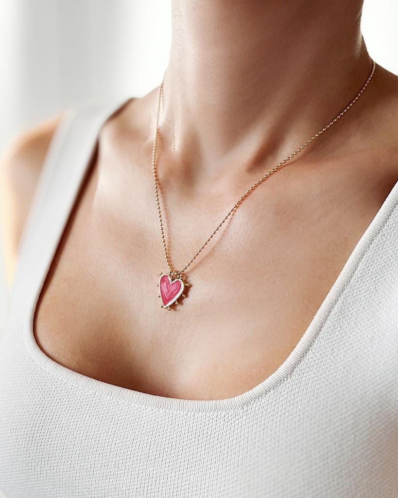 КУЛОН НА ЦЕПОЧКЕ СЕРДЦЕ МЕКСИКИ