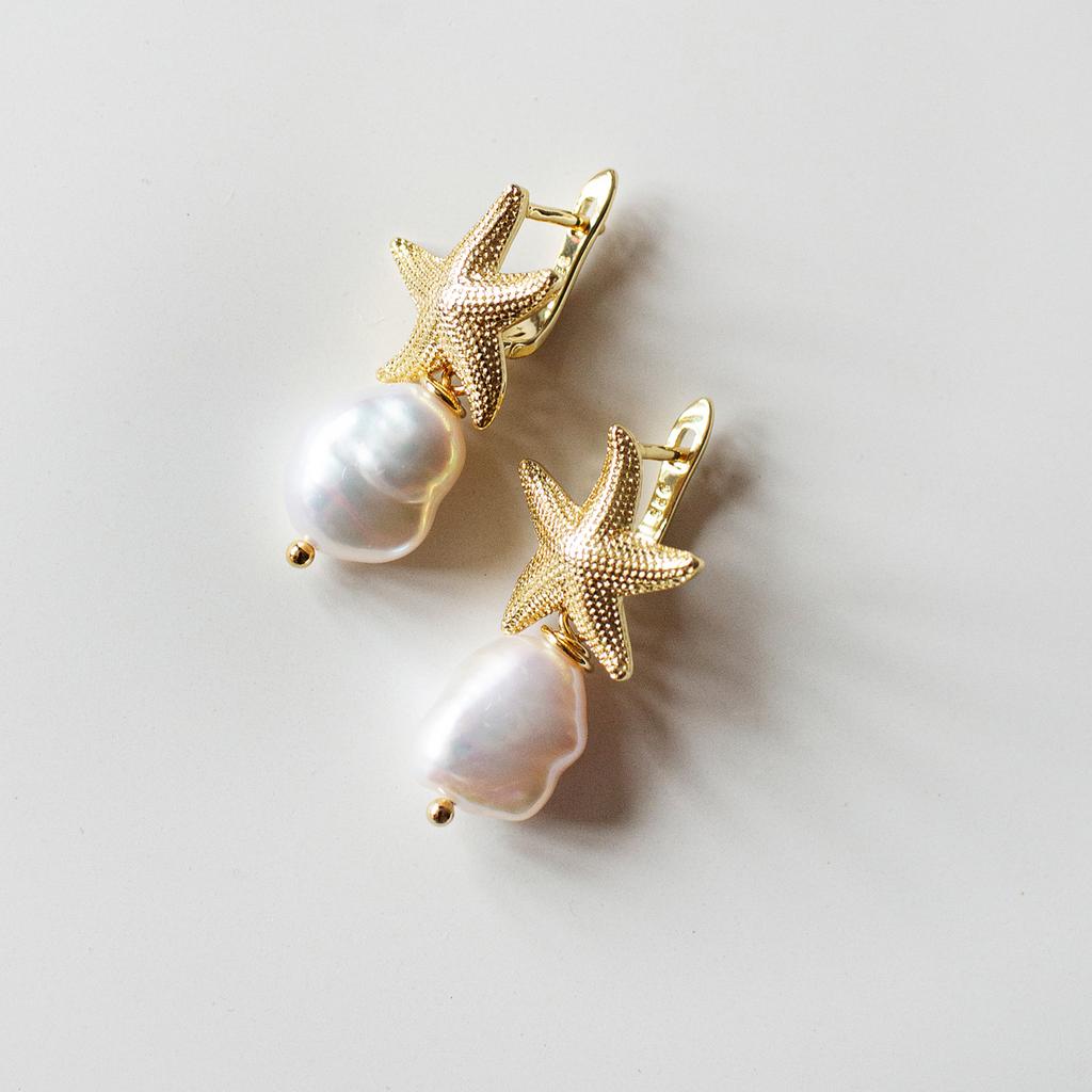 СЕРЬГИ "СЕРДЦЕ МОРЯ"