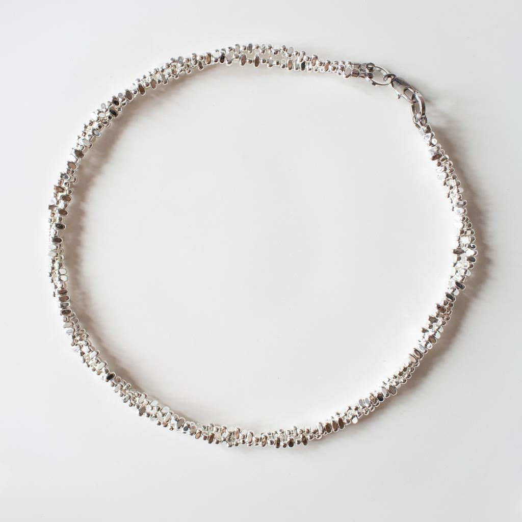 ЧОКЕР "СЕРЕБРЯНЫЙ ЖГУТ"