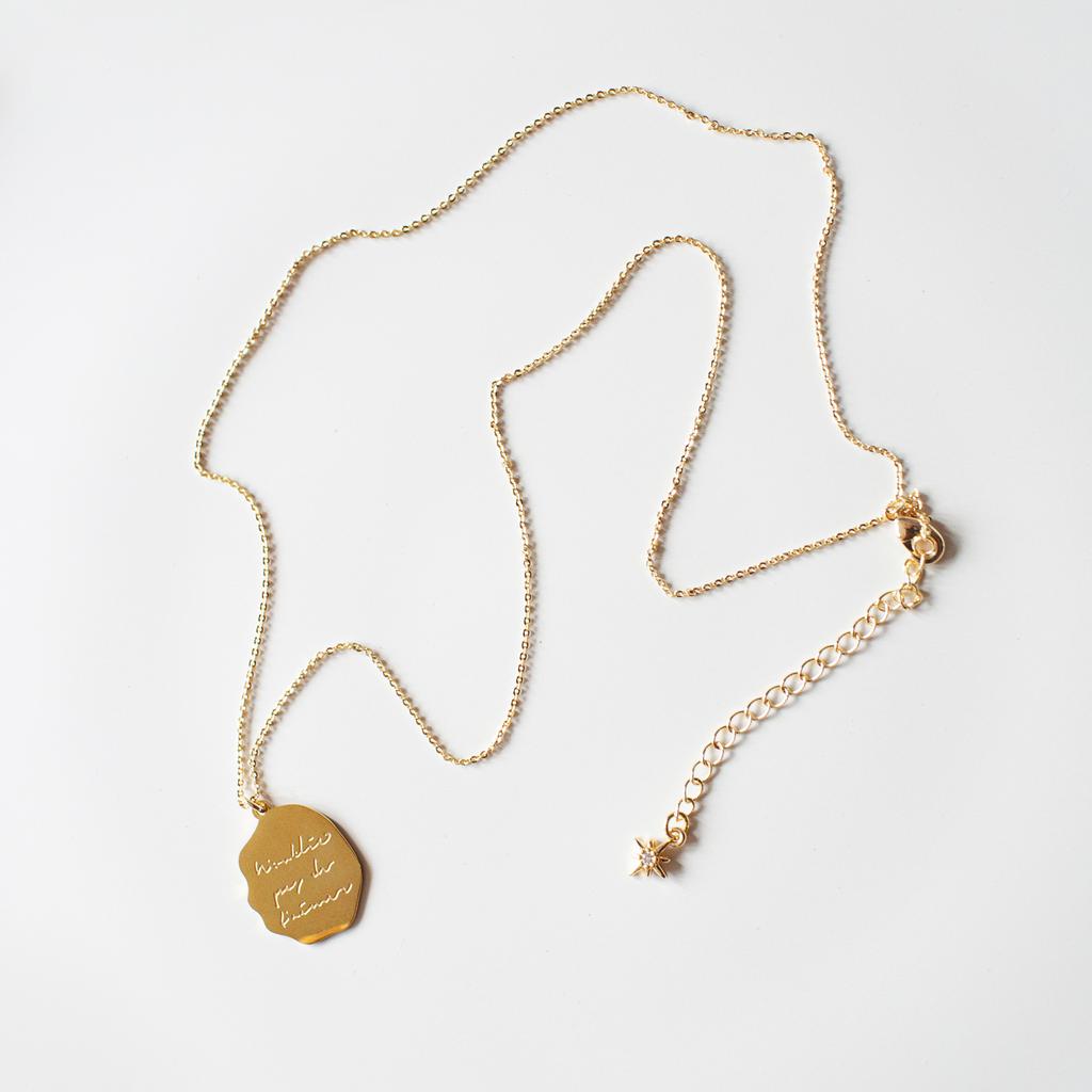 КУЛОН НА ЦЕПОЧКЕ "ВАМ ПОСЛАНИЕ"