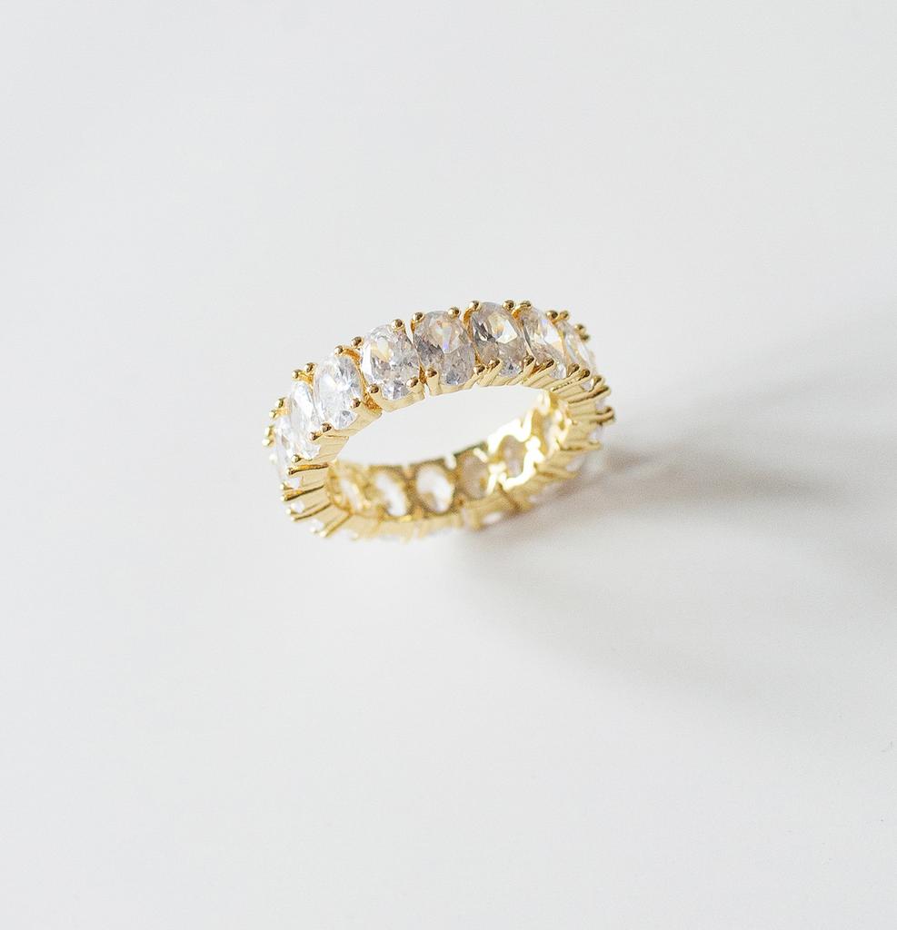 КОЛЬЦО ДОРОЖКА С ФИАНИТАМИ