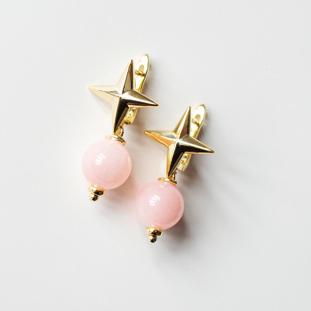 СЕРЬГИ "РОЗОВЫЙ ТУМАН"