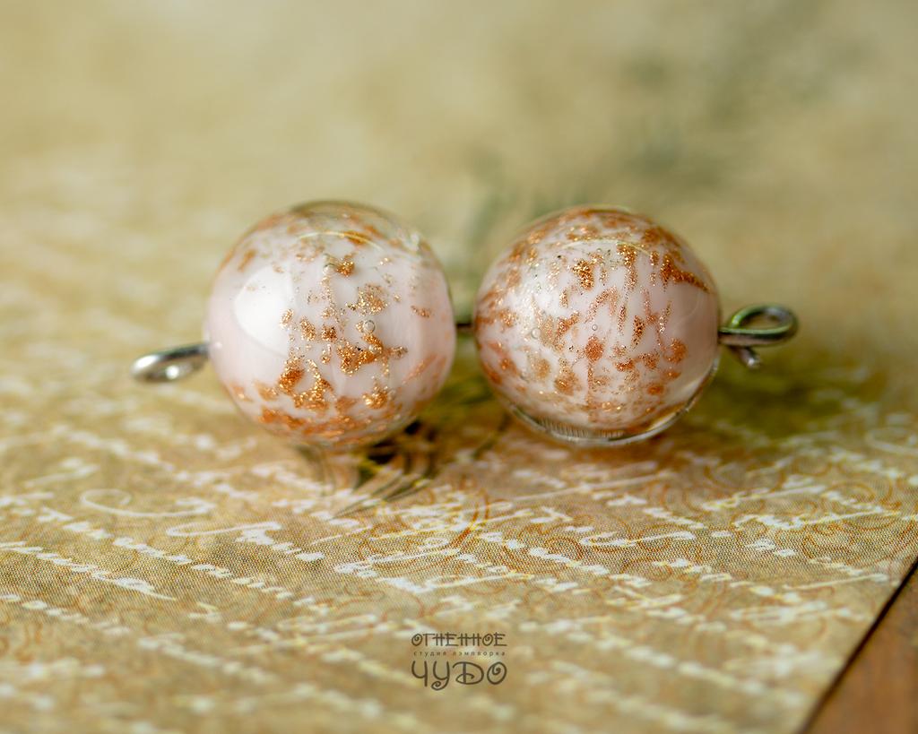 Бусины лэмпворк: «Нежные»