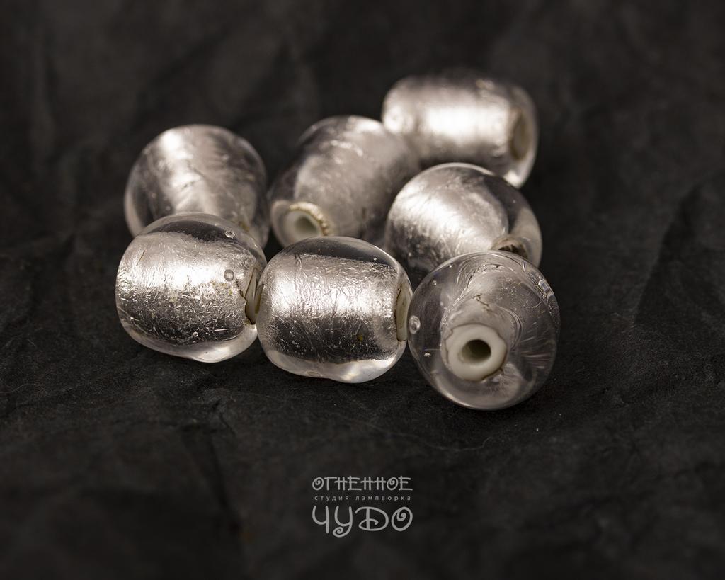 Бусины лэмпворк: «Льдышки»