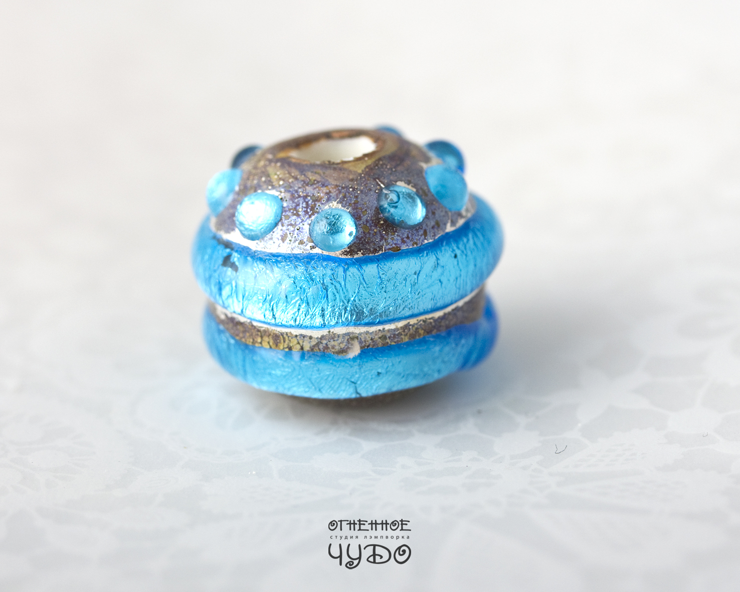 Бусина лэмпворк «Октопус»