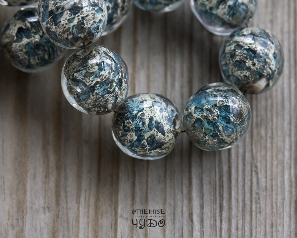 Бусины лэмпворк: «Владычица морская»