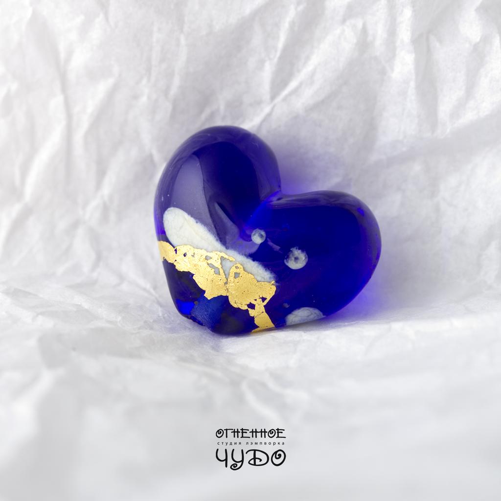 Бусина лэмпворк «Сердечко»