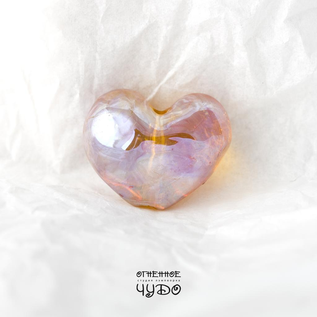 Бусина лэмпворк «Сердечко»