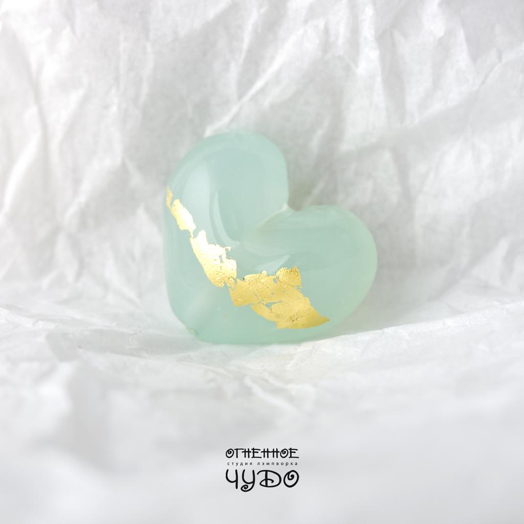 Бусина лэмпворк «Сердечко»