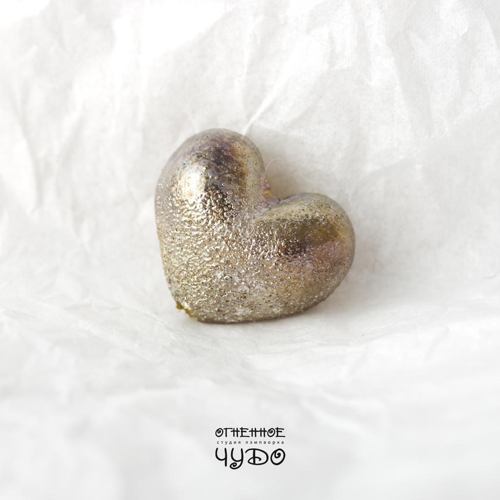 Бусина лэмпворк «Сердечко»