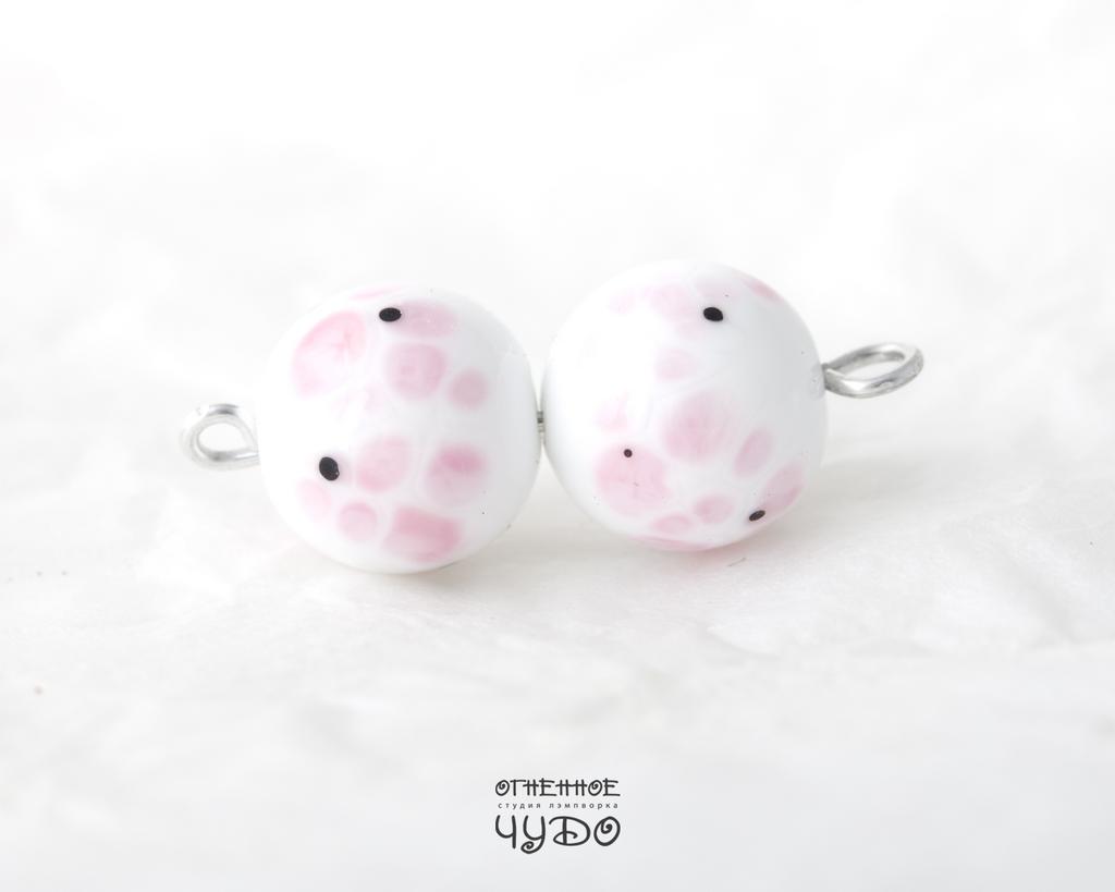 Бусины лэмпворк «Зефирки»