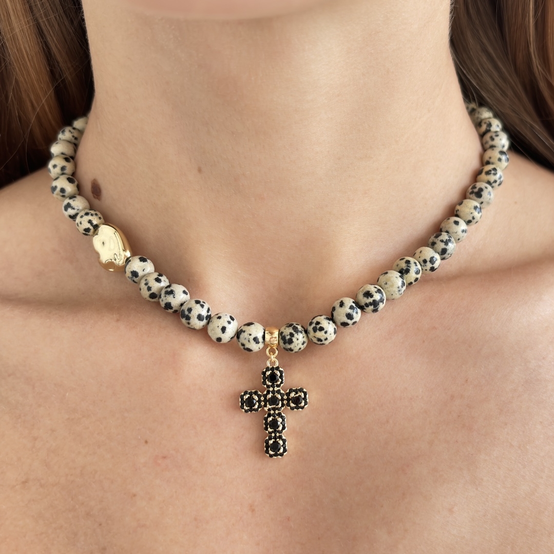 колье из натуральных камней