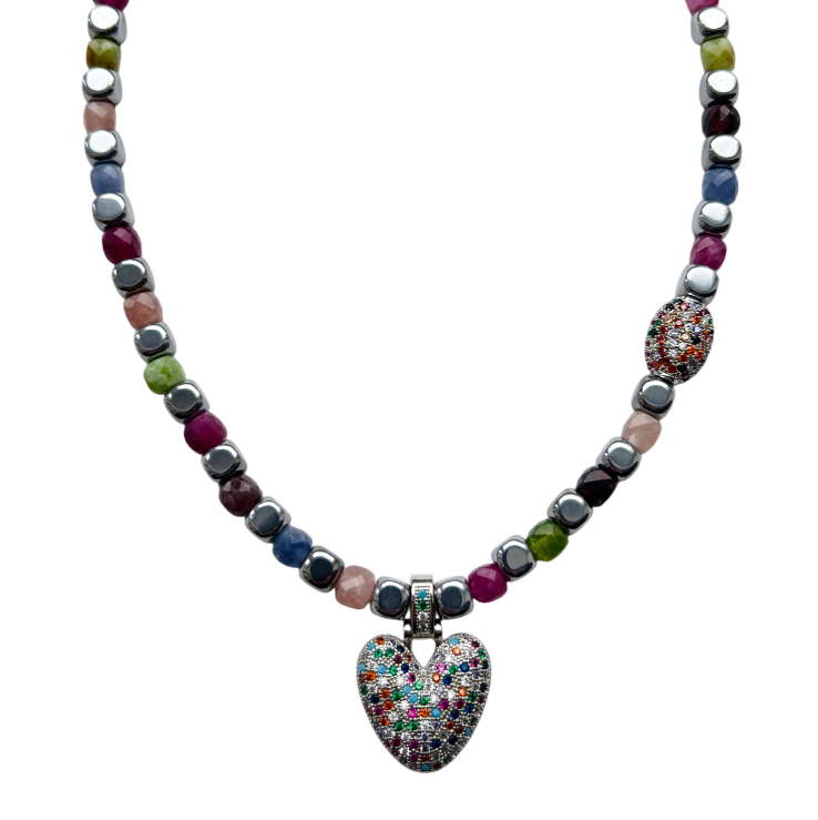 колье из натуральных камней