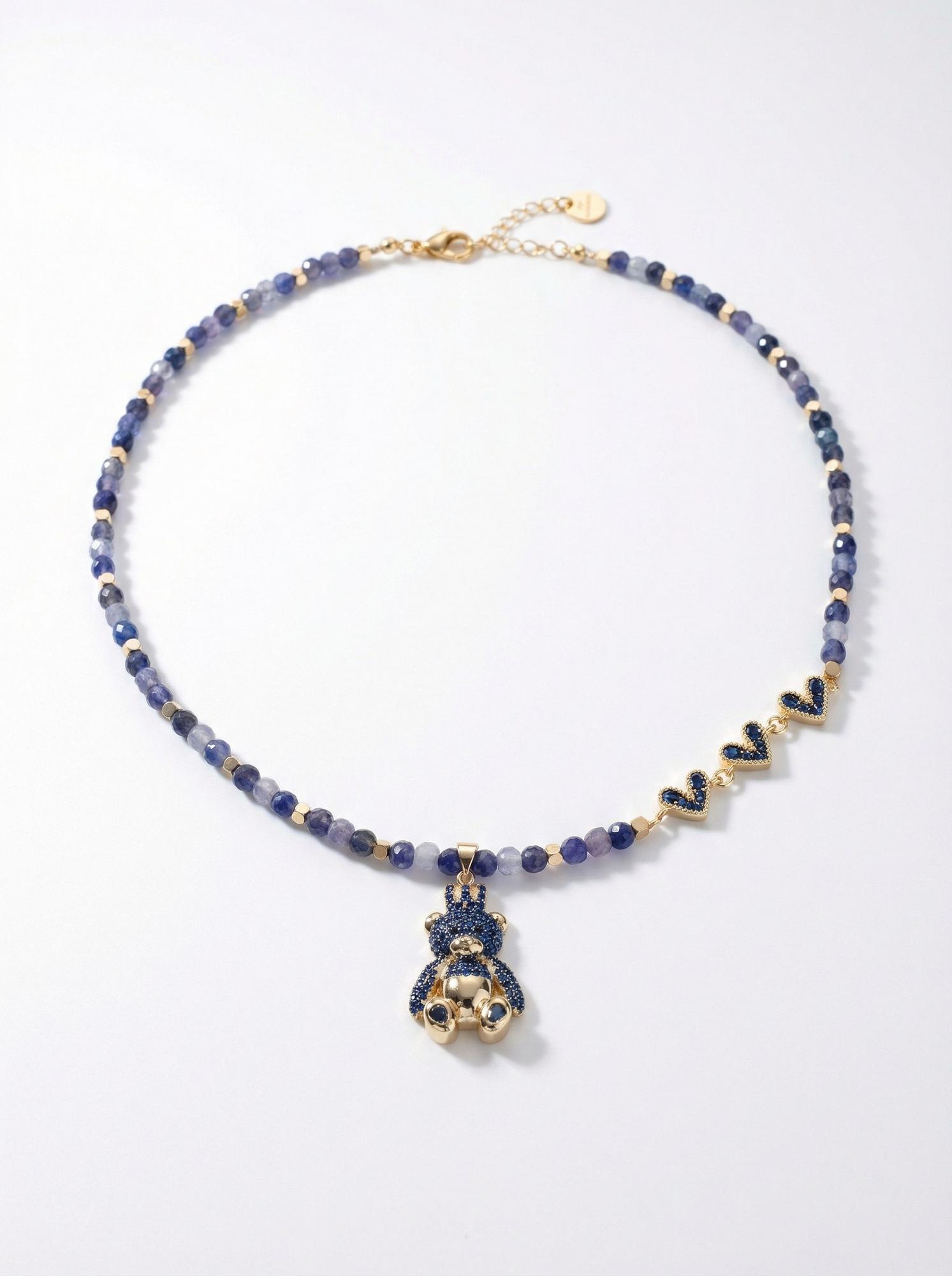 Колье purple bear