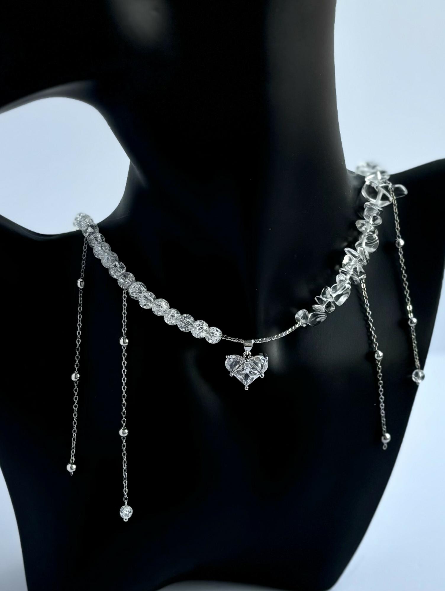 Чокер с цепочками