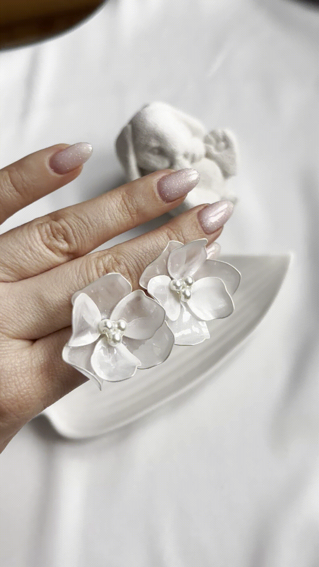 Серьги с жемчугом