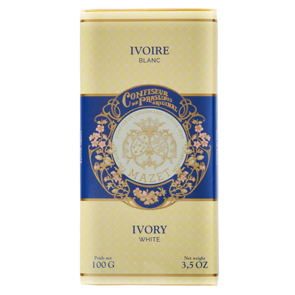Плитка белого шоколада Mazet, 100 г