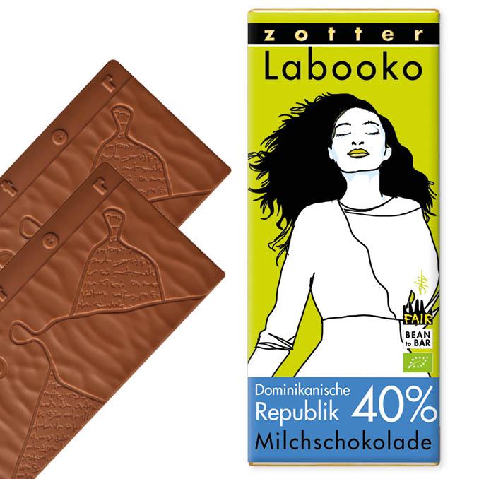 Молочный шоколад Labooko Dominican Republic 40%, 70 г