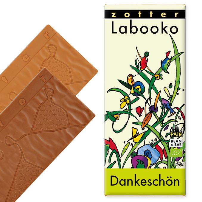 Молочный шоколад Labooko с карамелью и кофе, 70 г