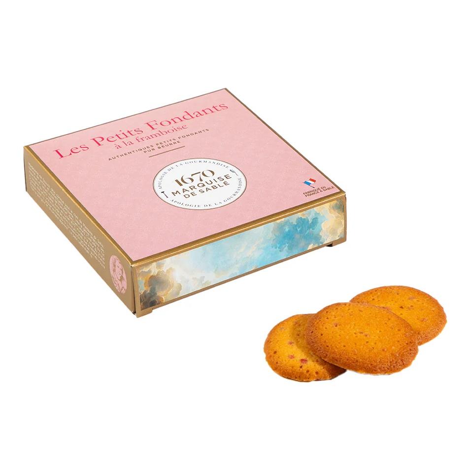 Мягкое печенье Les Petits Fondants малина, 80 г
