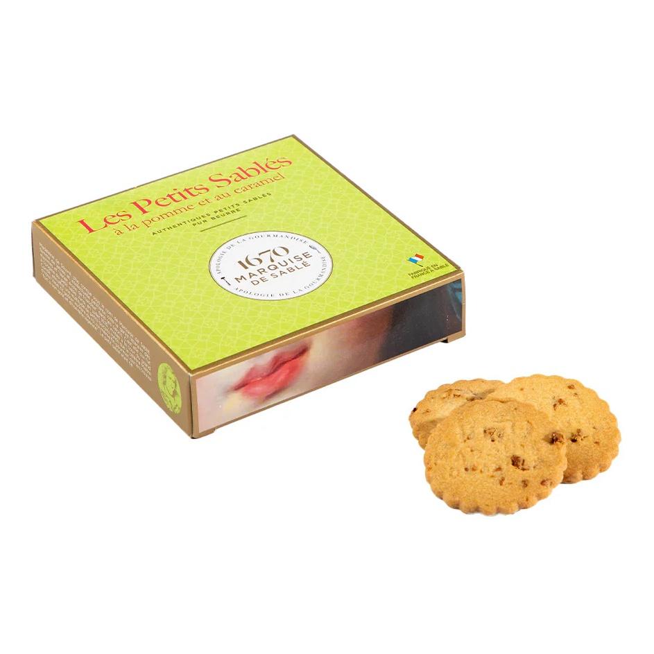 Песочное печенье Les Petits Sables яблоко и карамель, 100 г